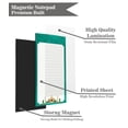 thumbnail image 4 of Inkdotpot Pack of 6 Funny Magnetic Dry Erase List For Fridge, Wipe Clean w/ NoStain, Quick Notes Shopping & Grocery List Whiteboard for Fridge, 8.75" x 3.8"(Travel/ Monuments), 4 of 6
