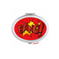thumbnail image 1 of Bang Exclamation Spark Mirror Oval Portable Hand Pocket Makeup, 1 of 3
