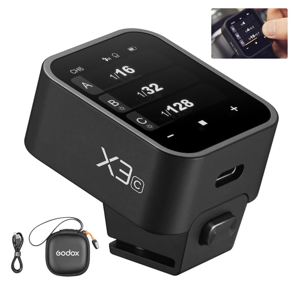 Disparador de flash inalámbrico Godox X3C X3-C para cámara Canon