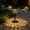 A, variant on Kumdkdwn 10.24" Solar Photovoltaic Peony Luminary - Precision-Cut Iron Garden Light with Ambient Shadow Projection for Exterior Grounds & Lounging Decks