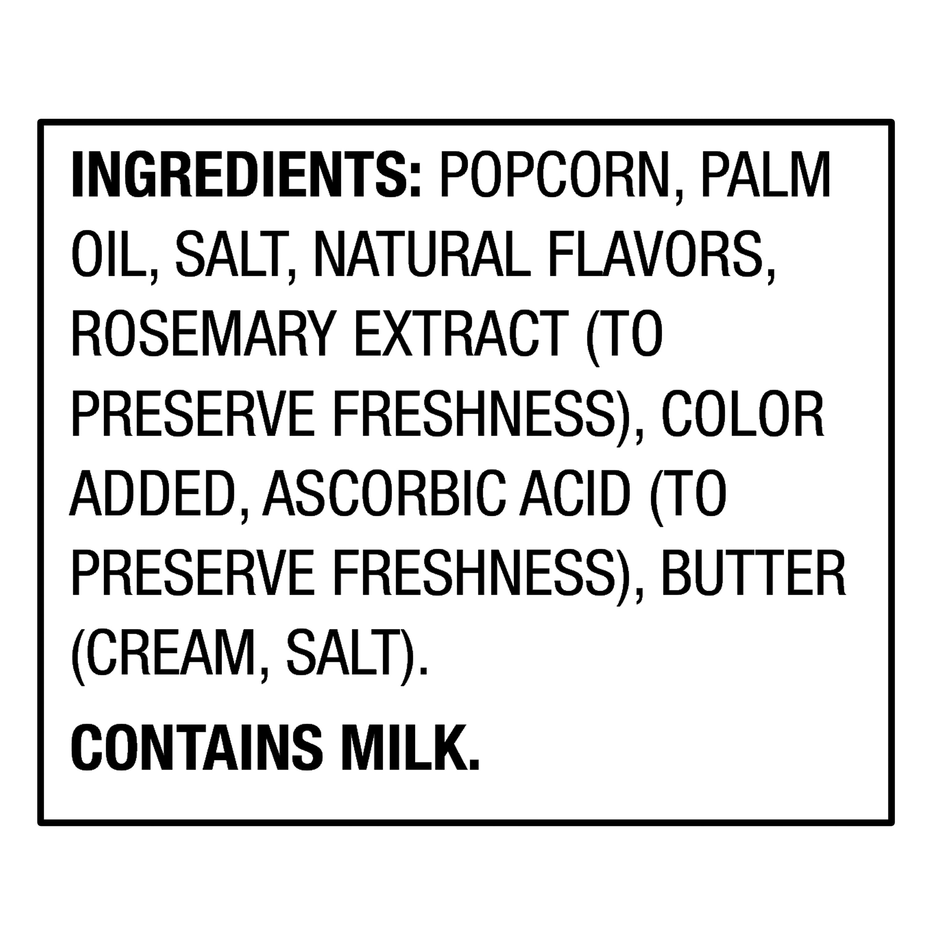 (4 pack) Great Value Extra Butter Flavored Microwave Popcorn, 2.55 oz, 18 Count