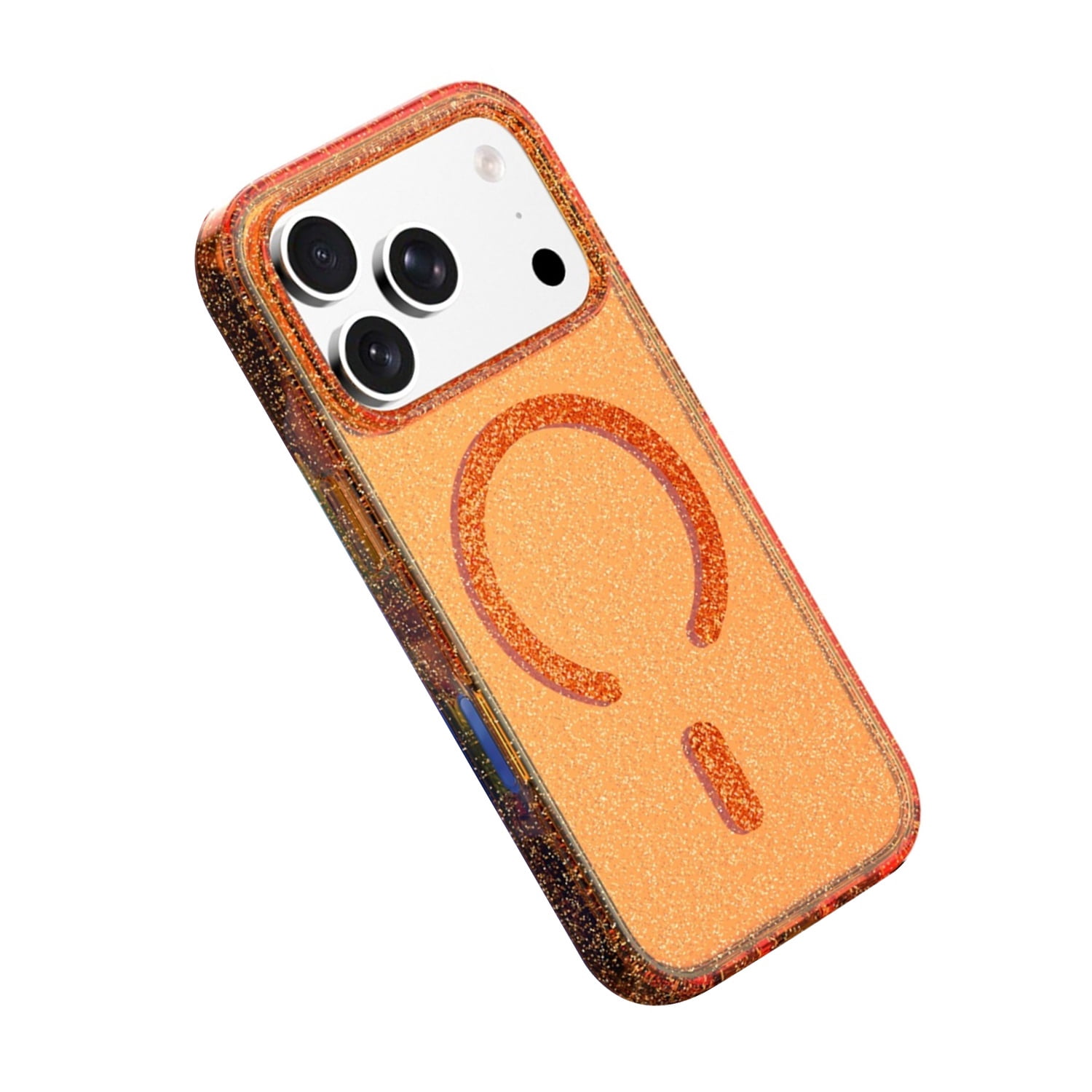 Shiny LumiMag Color Case for iPhone 17 Pro - Orange