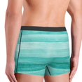 thumbnail image 5 of Kll Teal Turquoise Men'S Cotton Boxer Briefs Underwear-Small, 5 of 9
