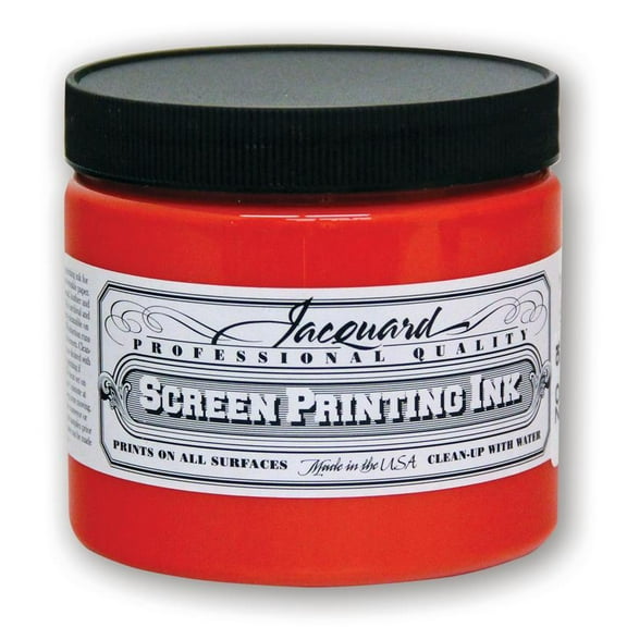 Jacquard Professional Screen Printing Ink, 16 oz. Jar, Scarlet