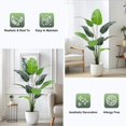 thumbnail image 3 of Qinaqin 5ft(2pcs)-B Verde Bird de Paradise Tropical Artificial Plant para Indoor Hogar Living Sala y Oficina Profundidadcoration, 3 of 5
