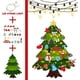 thumbnail image 5 of Árbol de Navidad de fieltro Bitreasures, árbol de Navidad de fieltro para niños pequeños con luces, árbol de Navidad Montessori para niños pequeños, árbol de Navidad interactivo Everized para niños, 5 of 7