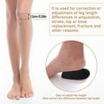 thumbnail image 2 of QIANJIA 1/2 Inch Heel Lifts for Leg Length Discrepancy Gel Height Increasing Insoles Soft Shoe Lifts for Women Men Uneven Legs Comfort Half Foot Insoles for Heel Pain, 2 of 7