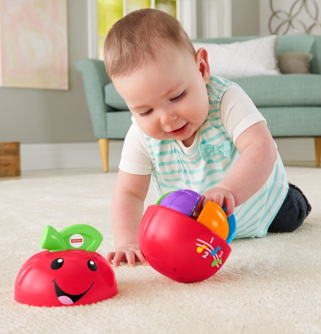 happy apple baby toy