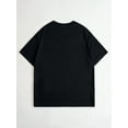 thumbnail image 2 of Men's Summer Character & Slogan Printed Round Neck Casual Short Sleeve T-Shirt |  S-5XL SIZE, 2 of 4