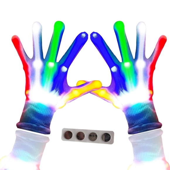 Guantes LED CELCOREERY 5 colores y 6 modos de destello para niños