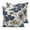 DarkSlateGray, variant on 14x14 Pillow Covers Set of 2, Navy Blue Green Floral Throw Pillow Covers Decorative Couch Cushion Case, Vintage Botanical Leaves Microfiber Square Pillowcases for Bedroom Car Living Room