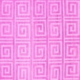 thumbnail image 1 of Ahgly Company Indoor Square Abstract Pink Contemporary Area Rugs, 3' Square, 1 of 4