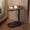 Walnut, variant on Portable Adjustable Folding Laptop Desk for Home Office, Coffee Table & Bedside Sofa Use, Sturdy Metal Frame, Space Saving, Easy to Move(Black)