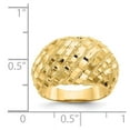 thumbnail image 3 of 14k Diamond-Cut Dome Ring R170, 3 of 6