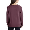 thumbnail image 3 of Eddie Bauer Women's Crewneck Sweatshirt Brushed Four Way Stretch Casual Active Top-Red / L, 3 of 7