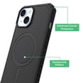 thumbnail image 3 of onn Honeycomb Dual-Layer Phone Case for iPhone 17e / 16e / 15 / 14 / 13, MagSafe Compatible - Black, 3 of 8