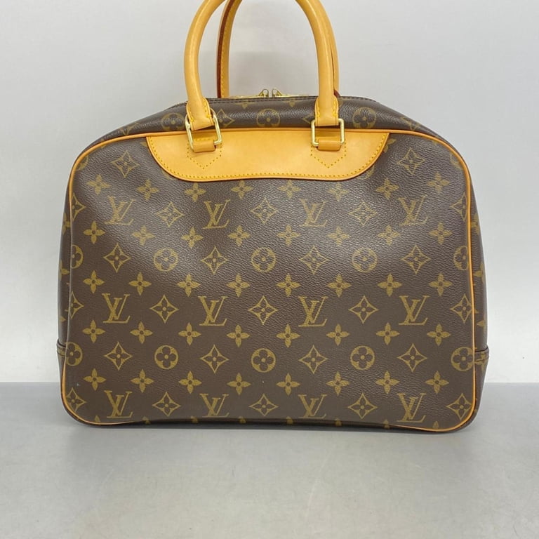 Pre-Owned Louis Vuitton Handbag Monogram Deauville M47270 Brown 