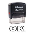 thumbnail image 1 of Printtoo Office Stationary OK Self Inking Rubber Stamp Stamp-Black, 1 of 1
