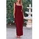 thumbnail image 3 of Vestido PRETTYGARDEN Verano 2025 Sin Mangas Vino Tinto M, 3 of 8