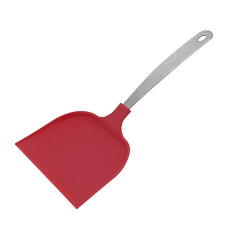 

Kitchen Bread Non Stick Paddle Oven Stainless Steel Handle Household Pizza Peel Cake Shovel Hole Design Anti Slip Red