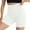 White, variant on ShomPort Women's Yoga Shorts High Waist Butt Lifting Stretchy Tights Athletic Workout Running Short Pants