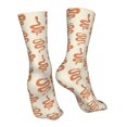 thumbnail image 7 of Bingfone Hand Drawn Snake Prirnt Women's Men's Fun Pattern and Solid Crew Socks-1 Pair Pack-Cool & Classic Novelty Design Gifts, 7 of 7