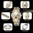 thumbnail image 4 of SKMEI Watches for Men Waterproof Chronograph Luxury Big Face Mens Watch Multifunction Moon Phase Quartz Wrist Watch, 4 of 8