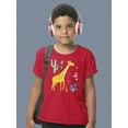 thumbnail image 2 of Doodle Style Giraffe T-Shirt Juniors -Image by Shutterstock,  Small, 2 of 4
