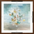 thumbnail image 5 of Art.com Beautiful Butterflies Art Print by Danhui Nai, Brown Frame Wall Art, 21" x 21", 5 of 5