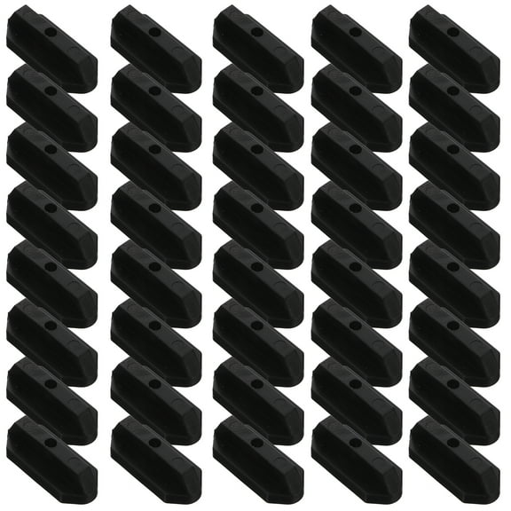 NIAIZEK Composite Deck Board Fasteners Black 100pcs - Outdoor Deck Screws for Wood and Composite Materials