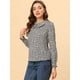 thumbnail image 2 of Blusa Cuello Manga Larga Volantes Parte Superior Negro T M, 2 of 5