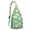Greenish-blue-48, variant on Snow Penguin Lovers Sling Backpack - Winter Animal Print Crossbody Bag for Men & Women (Emperor Penguin Pattern, Durable Shoulder Pack)