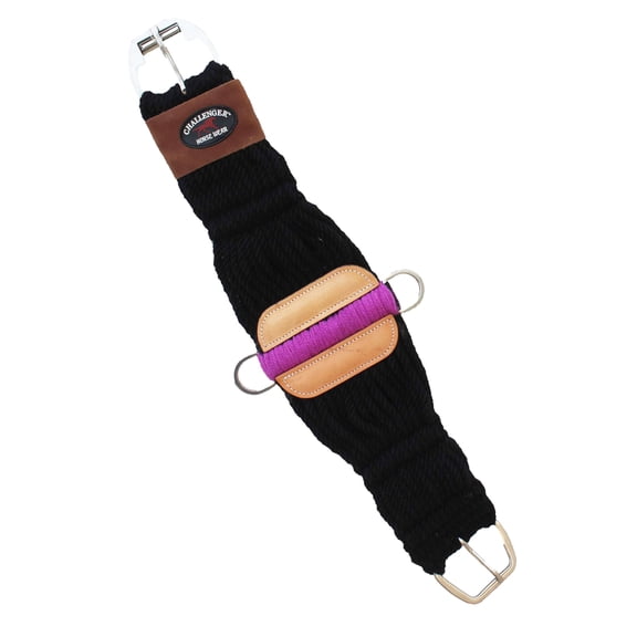 22" Western 27-Strand Double Weave Mohair Roper Cinch Purple 97RT08PR