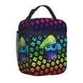 thumbnail image 2 of Splatoon lunch bag Reusable Lunch Tote Bag Zipper Closure Insulated Thermal Cooler Container Bag for Man Women Work Picnic Travel Beach Fishing, 2 of 9
