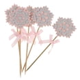thumbnail image 2 of Tops de decoración de Torta de cumpleaños Sunnimix Cupcake Cake Topper de copo de nieve, 2 of 8