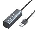 thumbnail image 2 of Aluminum Alloy Multi-U Port Docking Station For Cell Phone Computer Multi-compatible Data Cable, 2 of 9