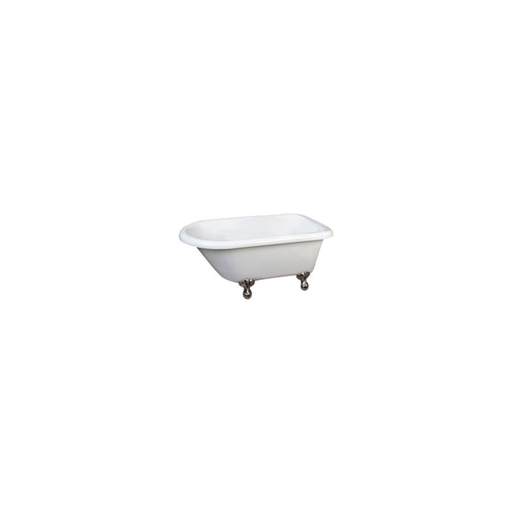Barclay Alexia Acrylic Roll Top,WH