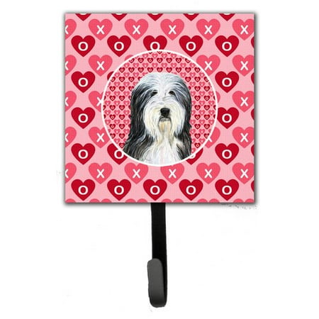 Caroline's Treasures Bearded Collie Leash Holder and Wall Hook