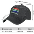thumbnail image 5 of South Africa Flag South African Denim Baseball Cap Cotton Men Adjustable Hat Patriotic Caps, 5 of 8