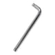 thumbnail image 1 of Varilla de conexión para llave de válvula angular de grifo, fácil de instalar, acero universal sin llave, 1 of 8