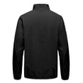 thumbnail image 3 of Little Donkey Andy Men's Lightweight Woven Jacket with Hood Windbreak Water Resistant Sun Protection Softshell Jacket For Runing Hiking Black S, 3 of 7