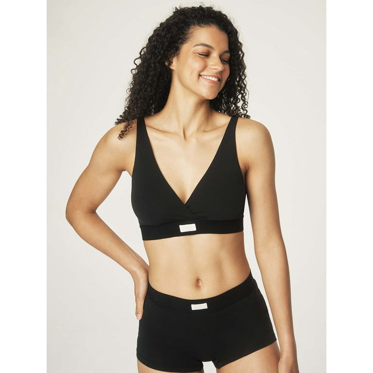 Kindly Yours Women's Sustainable Cotton V neck Bralette 
