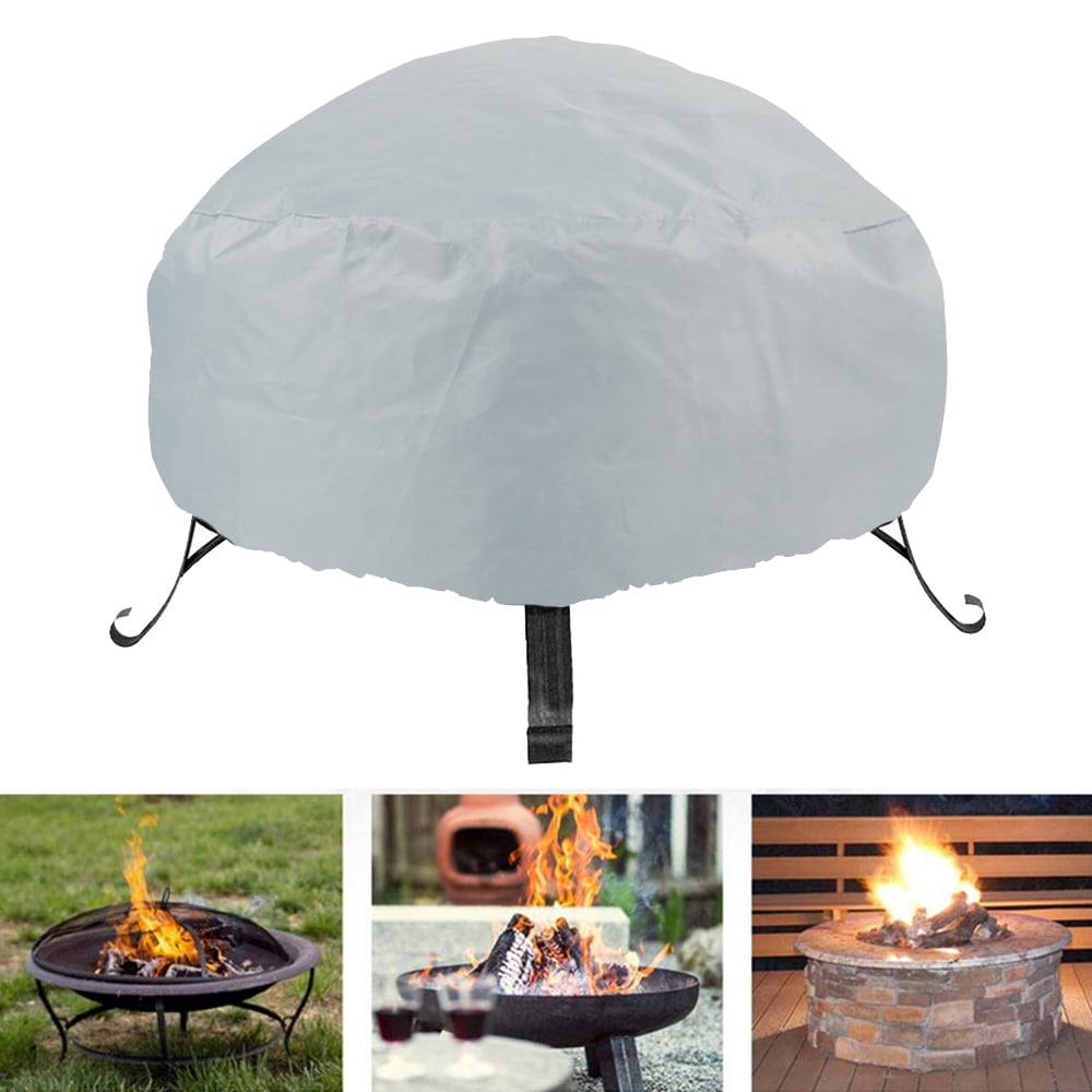 Willstar Outdoor Garden Round Garden Furniture Cover Patio Garden Table Chair Shelter Sun Dust Snow Protector Fire Pit Cover