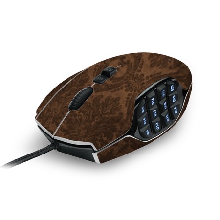 MightySkins Skin Compatible With Logitech G600 MMO Gaming Mouse - Baby Blue Jacquard | Protective, Durable, and Unique Vinyl wrap cover | Easy To Apply, Remove, and Change Styles | Made in the USA