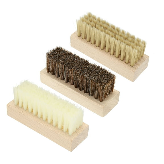 Unique Bargains Shoe Cleaner Brush, 3Pack Square Handheld Polish Daubers
