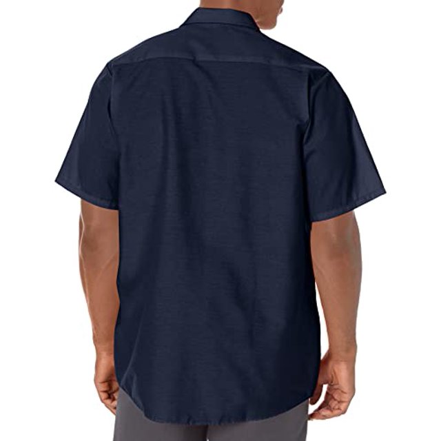 Red Kap Men's Industrial Short Sleeve Work Shirt
