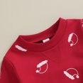 thumbnail image 5 of WOLLED Baby Infant Christmas Sweatshirt Outfits for Boys Girls 2PCS Spring Long Sleeve Sweatsuit Set Casual Crewneck Sweatshirt Tops & Waisted Pants Outfits 0M-3T, 5 of 9