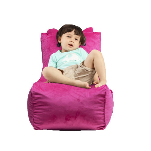 BABY BEAN BAG PERSONALISED PRE FILLED CHAIR SEAT GIRLS BOYS SAFETY HARNESS 