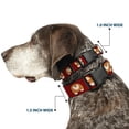 thumbnail image 2 of Buckle-Down Pet Collar, Dog Collar Plastic Buckle, Corgi Face Rump Red, 7 to 8.5 Inches 0.5 Inch Wide, 2 of 8