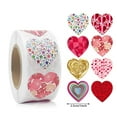 thumbnail image 3 of Heart Sticker, 1inch Love Heart Sticker Labels Small Heart Sticker Roll Adhesive Heart Sticker for Envelope Cards, 3 of 9